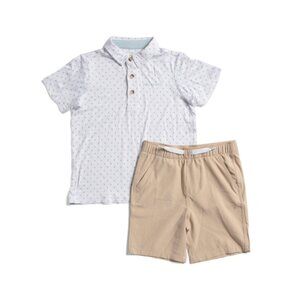 EDDIE BAUER multi Boys 2pc Polo And Tech Shorts Set